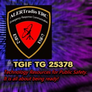 ALERT TGIF TG 25378 ALERTradio ERC